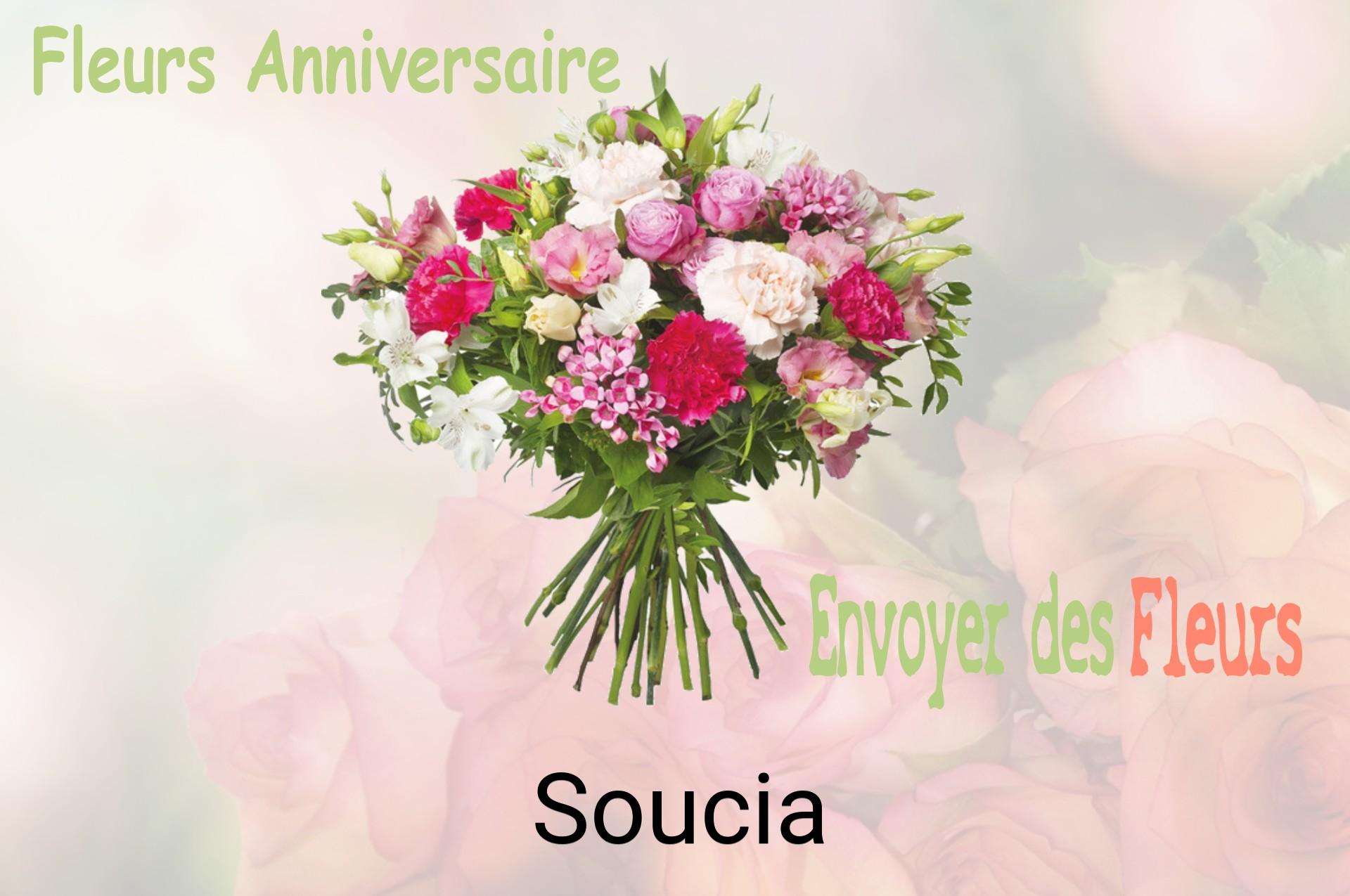 Bouquet de fleurs d’anniversaire livré à Soucia
